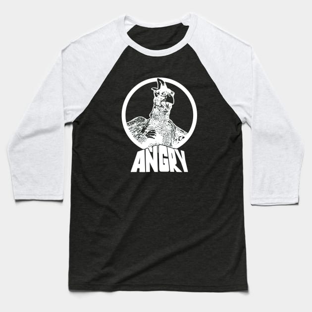 Gappa Angry! Baseball T-Shirt by kaijubait